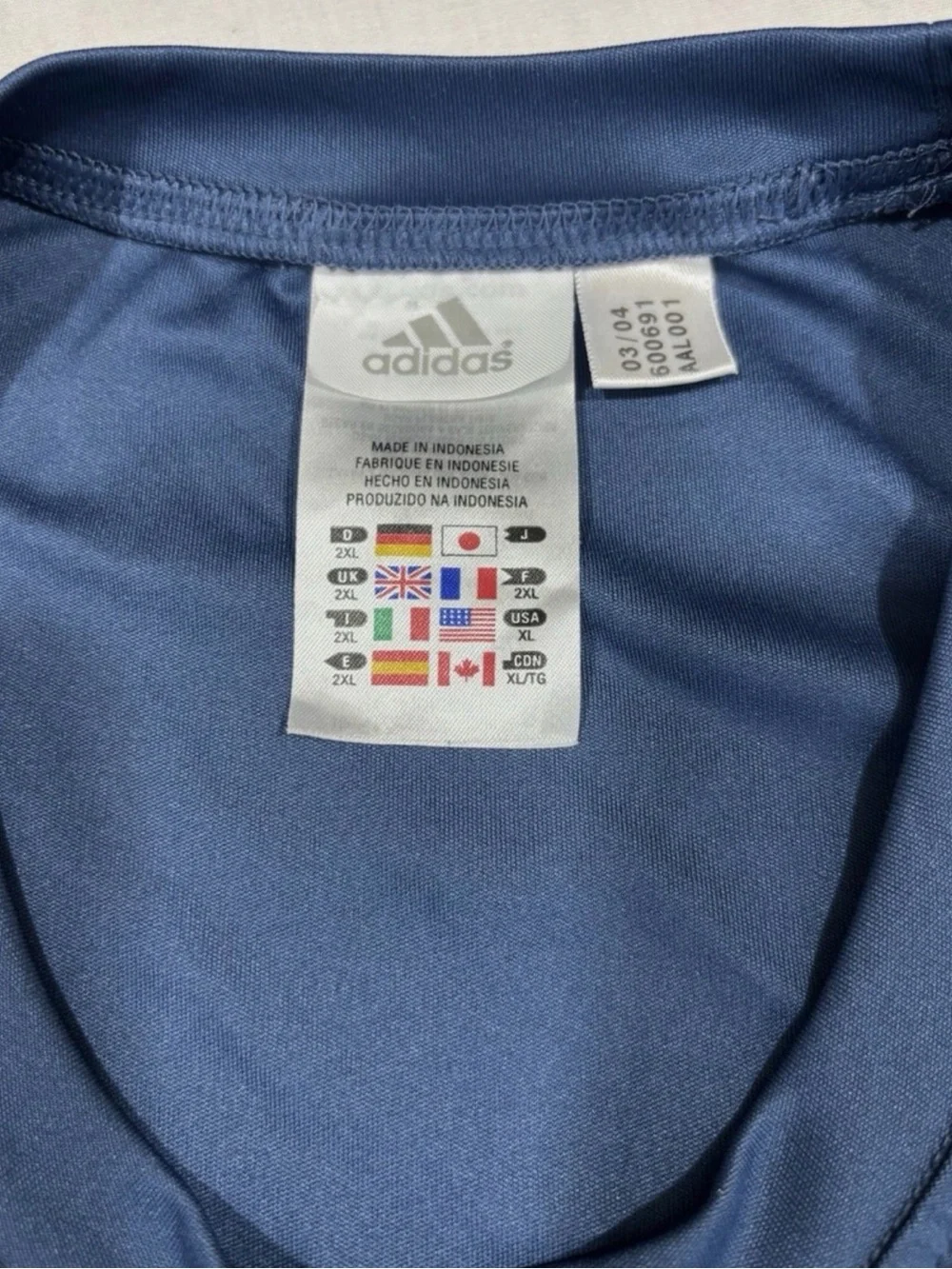 Adidas Climalite Men’s Tank Top Men’s Size XL Blue Red Sleeveless Activewear